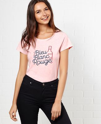 T-Shirt femme Bleu blanc rouge
