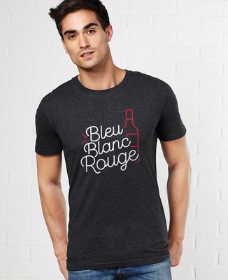 T-Shirt homme Bleu blanc rouge
