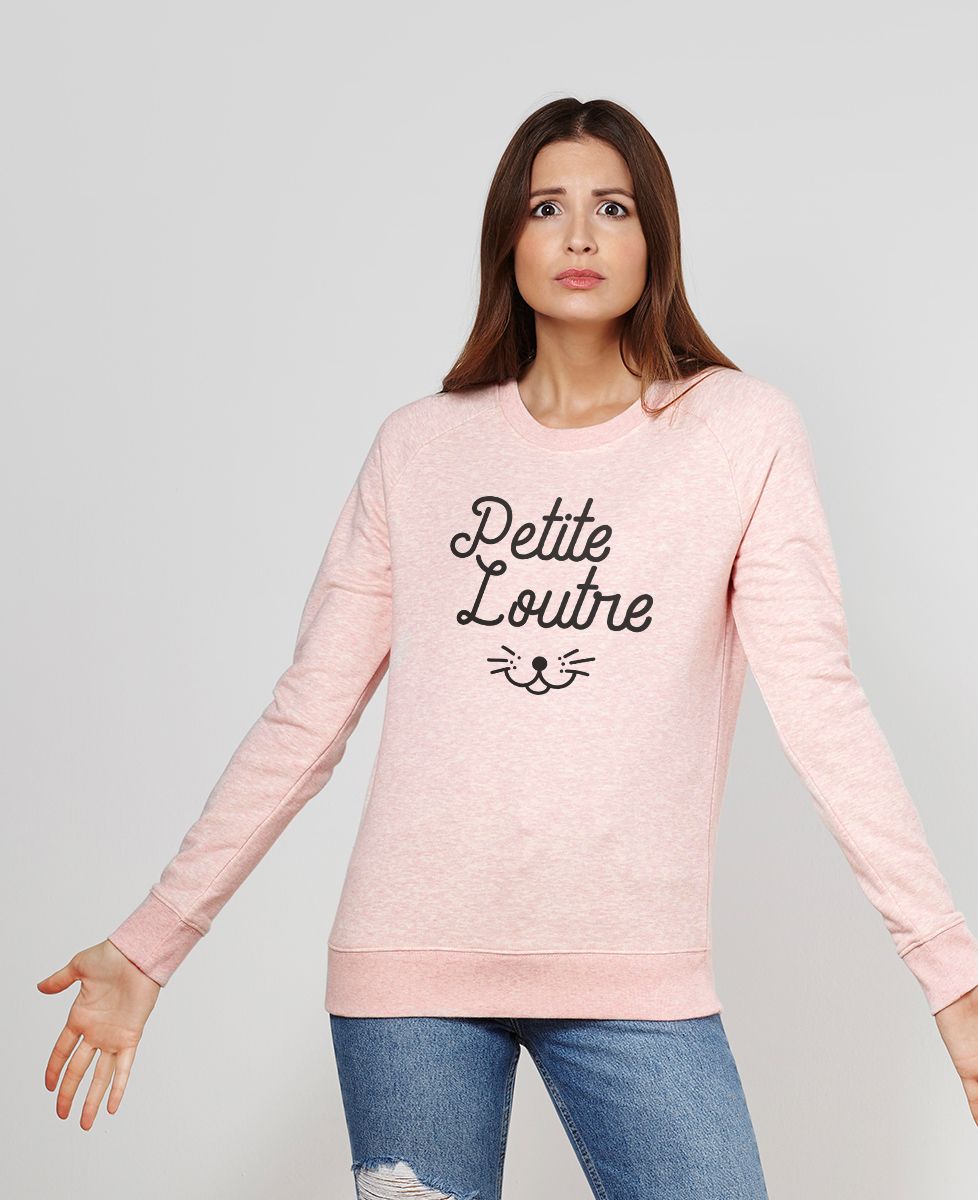 Sweatshirt femme Petite loutre