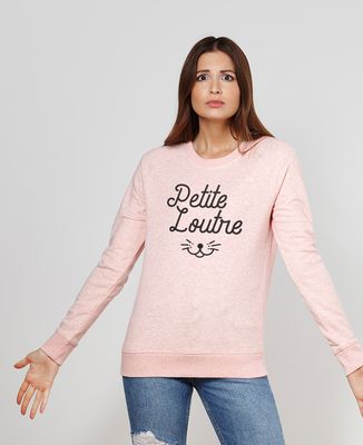 Sweatshirt femme Petite loutre
