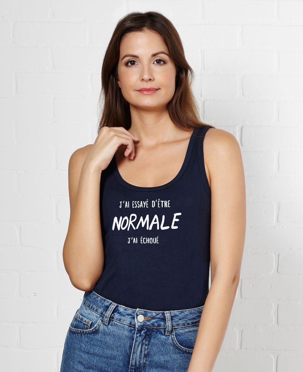 Débardeur femme J'ai essayé d'être normale
