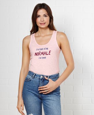 Débardeur femme J'ai essayé d'être normale