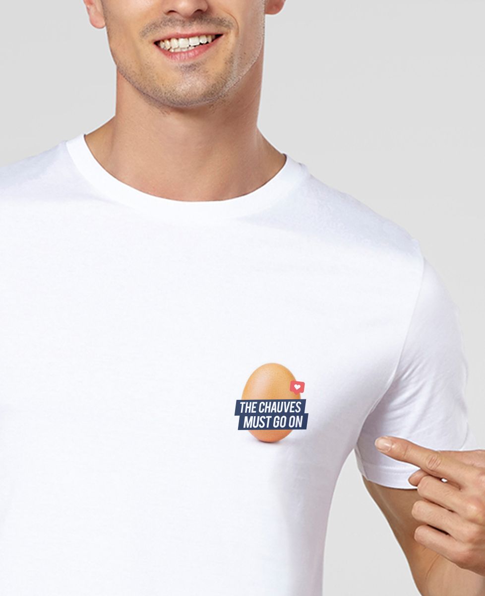 T-shirt homme The chauves must go on