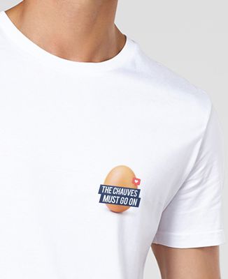 T-shirt homme The chauves must go on