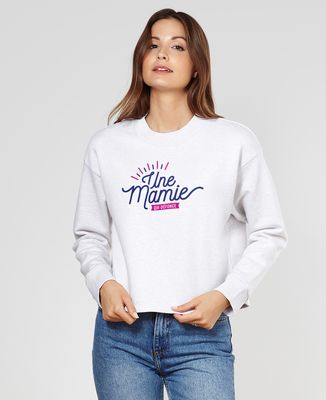 Sweatshirt femme Une mamie qui défonce