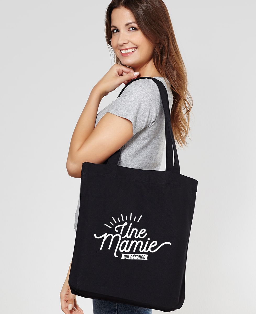 Tote bag Une mamie qui défonce