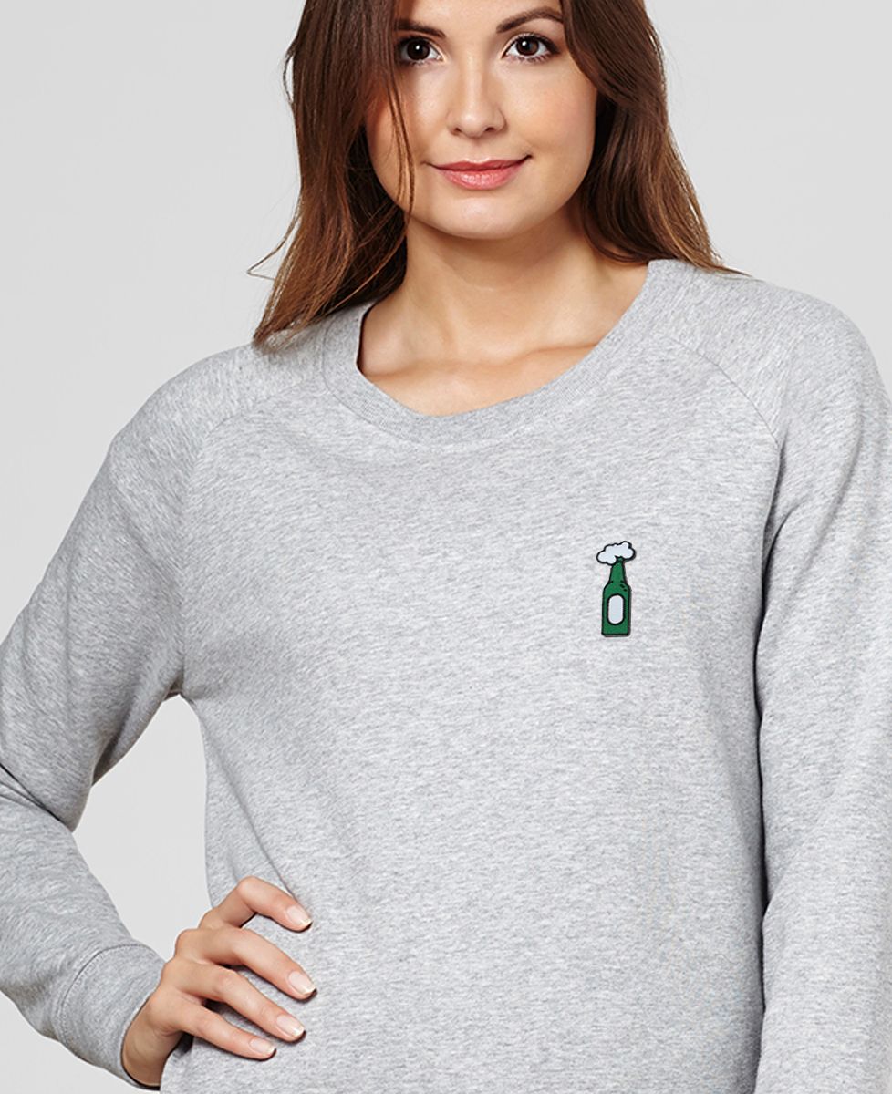 Sweatshirt femme Écusson Beer - Apéro