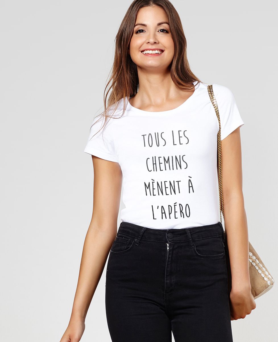 T-Shirt femme Tous les chemins