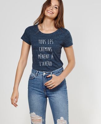 T-Shirt femme Tous les chemins
