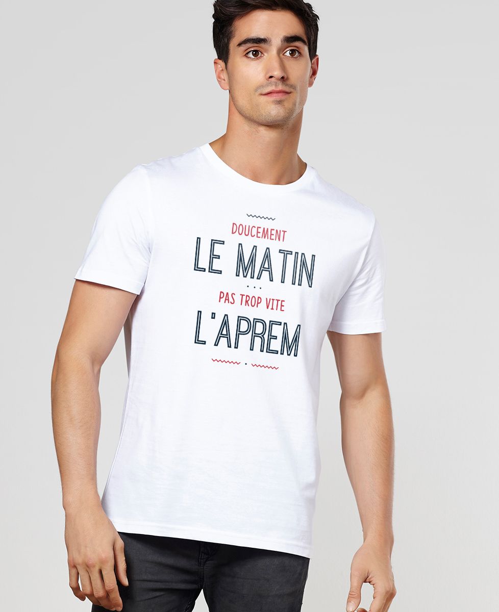 T-Shirt homme Doucement le matin