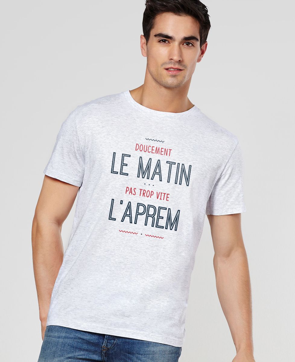 T-Shirt homme Doucement le matin