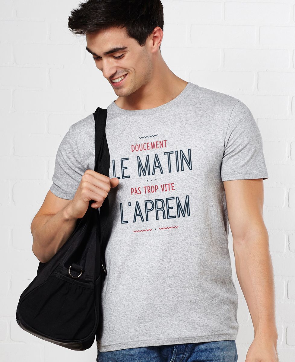T-Shirt homme Doucement le matin