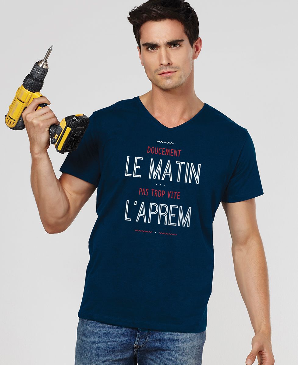T-Shirt homme Doucement le matin