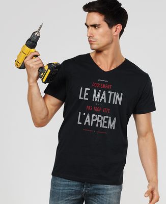 T-Shirt homme Doucement le matin