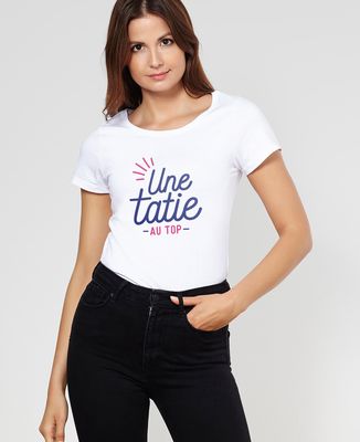 T-Shirt femme Une tatie au top