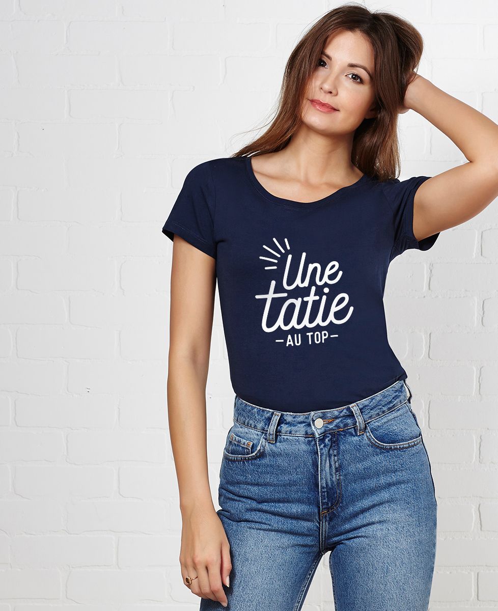 T-shirt femme Une tatie au top