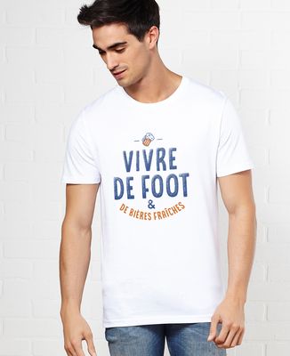 T-Shirt homme Vivre de foot