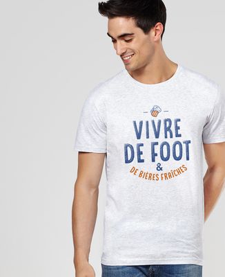 T-Shirt homme Vivre de foot