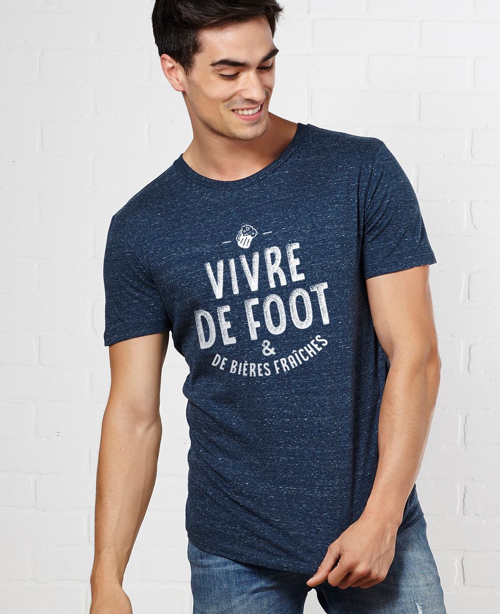 T-Shirt homme Vivre de foot