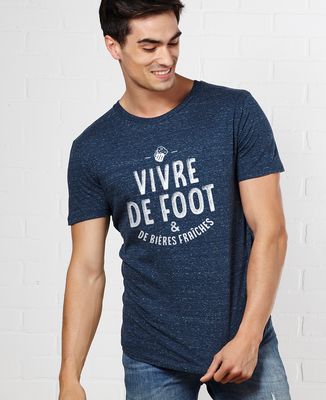 T-Shirt homme Vivre de foot
