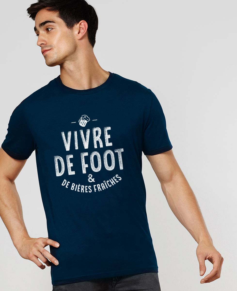 T-Shirt homme Vivre de foot