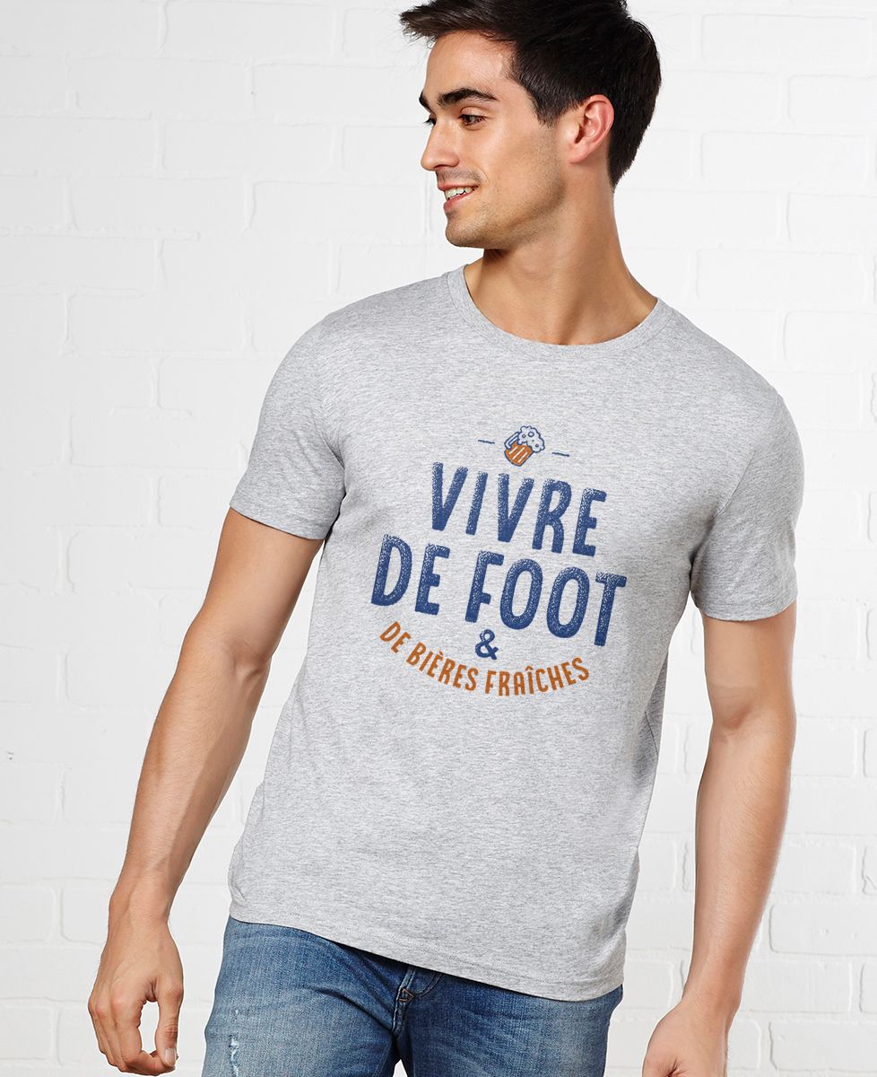T-Shirt homme Vivre de foot