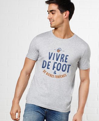 T-Shirt homme Vivre de foot