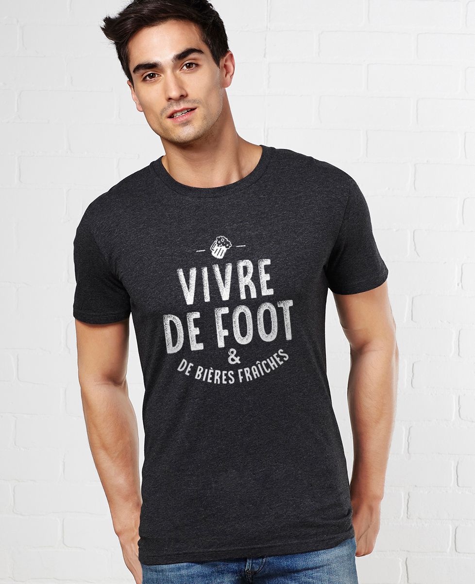 T-Shirt homme Vivre de foot