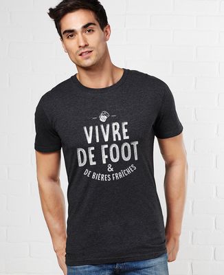 T-Shirt homme Vivre de foot