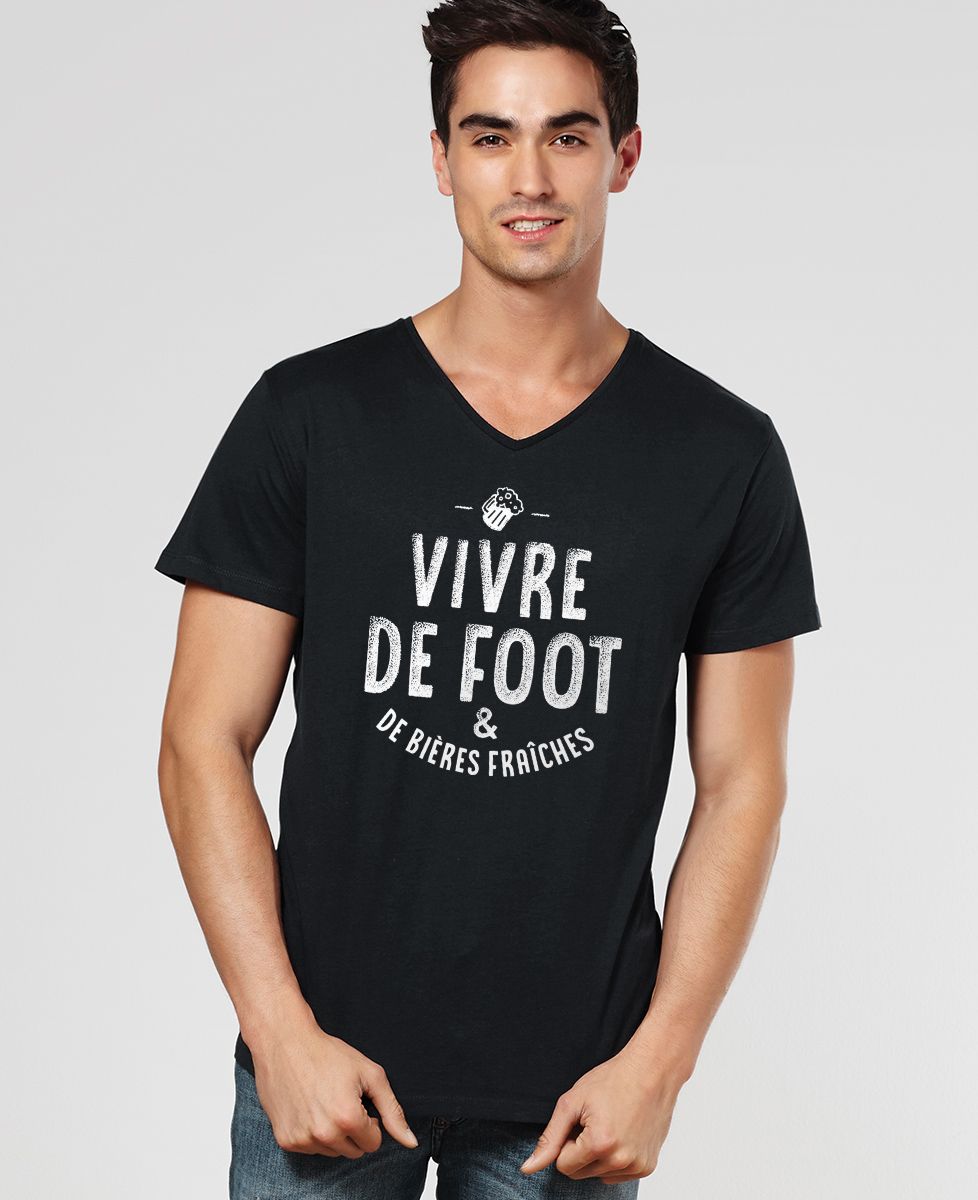 T-Shirt homme Vivre de foot