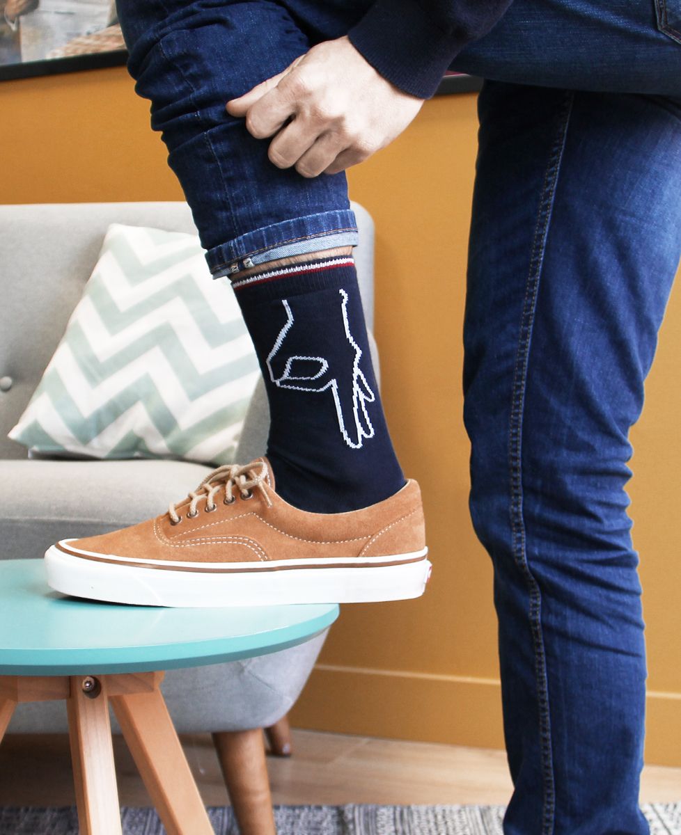 Chaussettes homme Jeu du rond