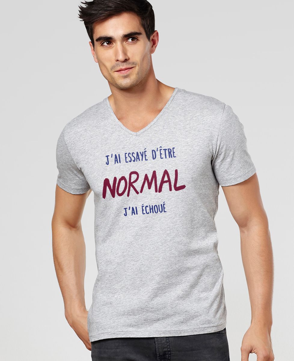 T-Shirt homme J'ai essayé d'être normal