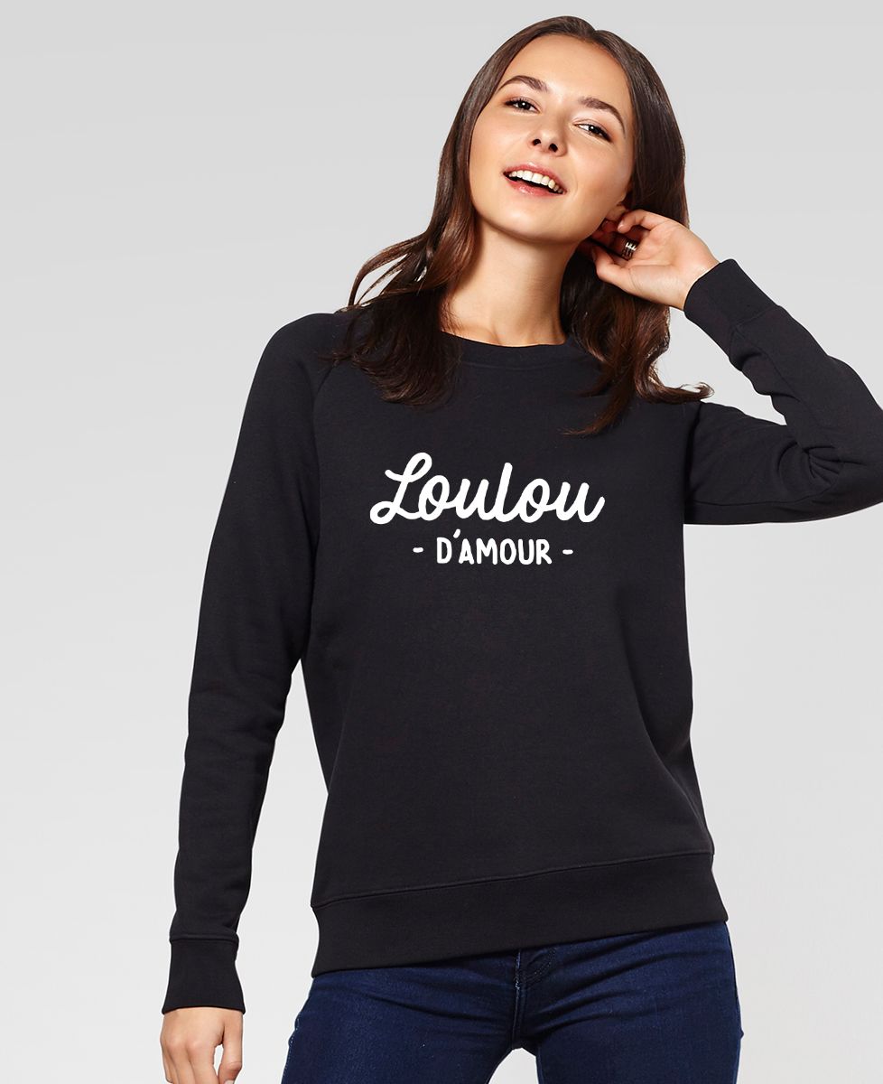 Sweatshirt femme Loulou d'amour