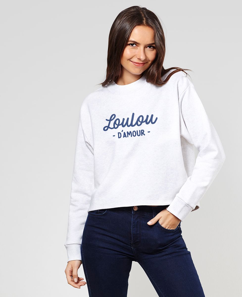 Sweatshirt femme Loulou d'amour