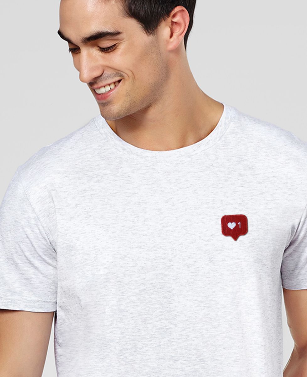 T-shirt homme Like (broderie) - Cadeaux Couple