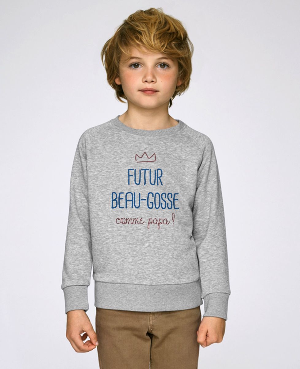 Sweatshirt enfant Futur beau gosse