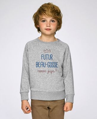 Sweatshirt enfant Futur beau gosse