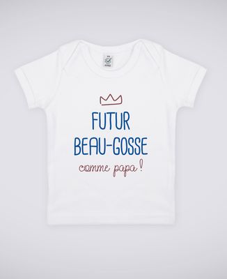 T-Shirt bébé Futur beau gosse