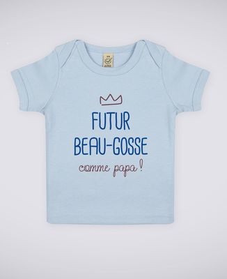 T-Shirt bébé Futur beau gosse