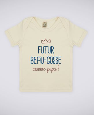 T-Shirt bébé Futur beau gosse