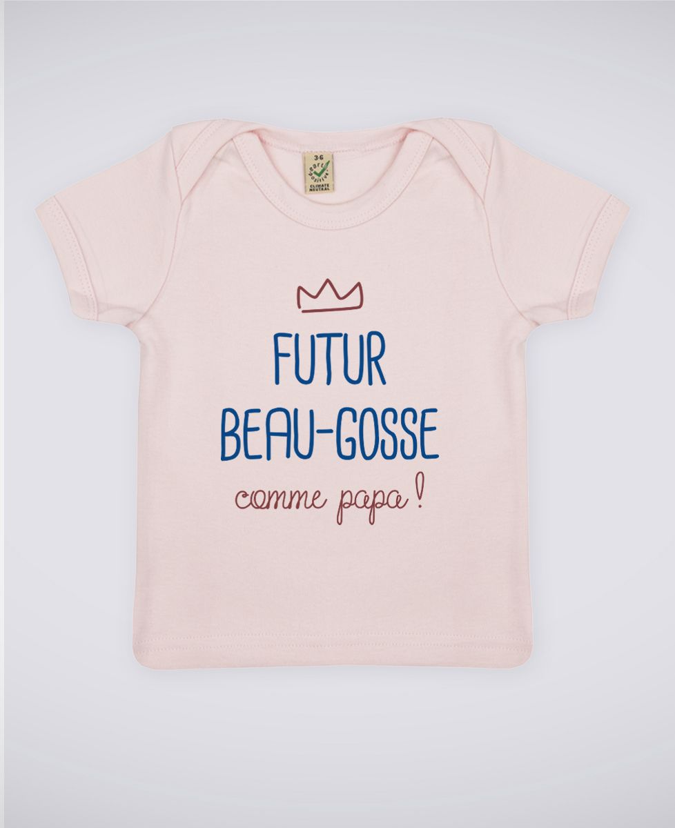 T-Shirt bébé Futur beau gosse