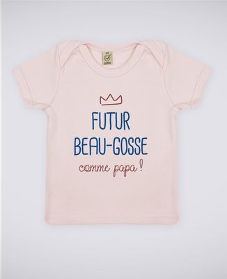T-Shirt bébé Futur beau gosse