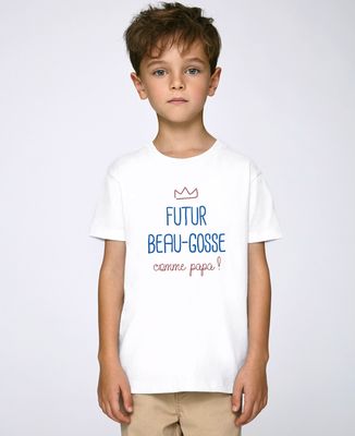 T-Shirt enfant Futur beau gosse