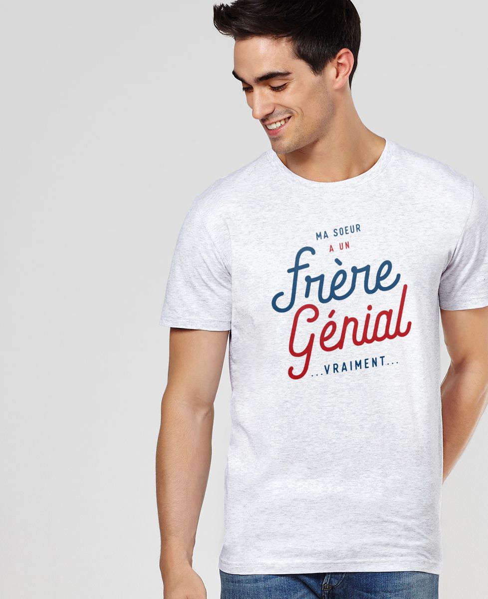 T-shirt homme Ma soeur a un frère génial