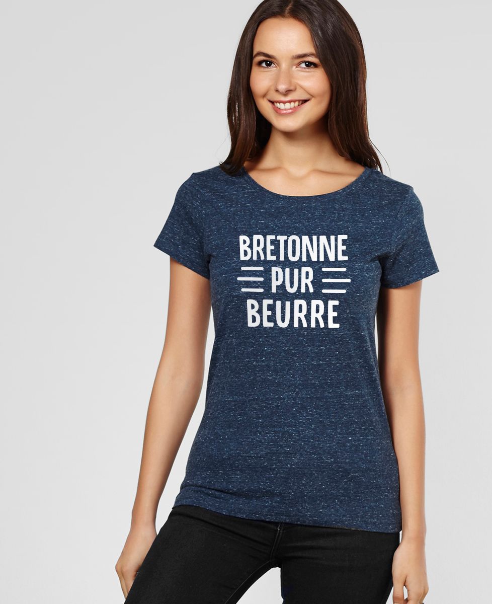 T-Shirt femme Bretonne pur beurre
