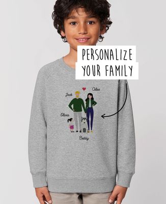 Children's sweatshirt Customized family - Gifts for Dad, Mom's gifts, Mom/Dad-to-be
