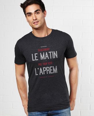 T-Shirt homme Doucement le matin