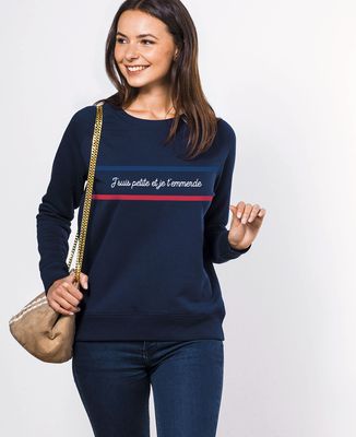 Sweatshirt femme Je suis petite et je t'emmerde