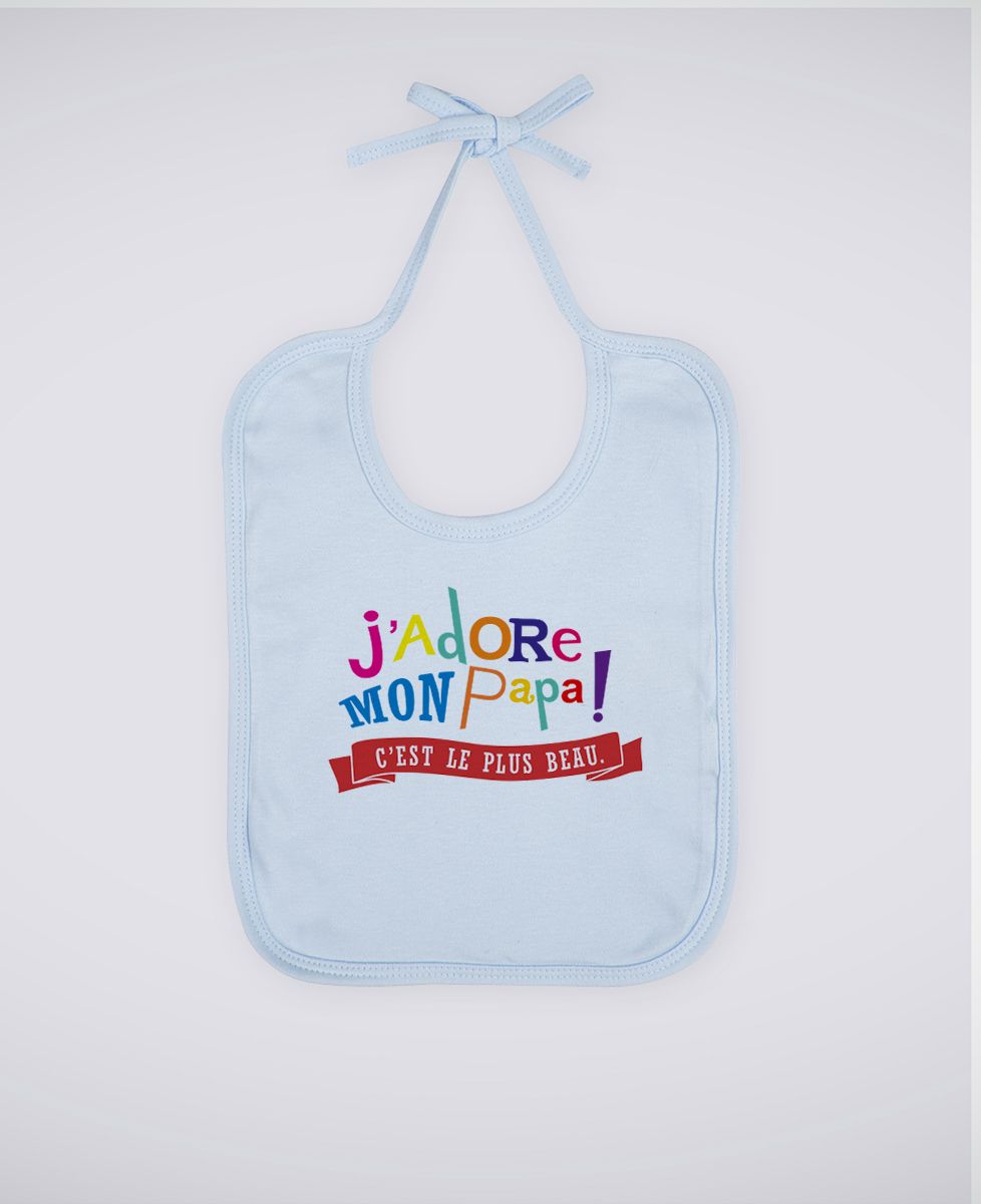 Bavoir J'adore mon papa