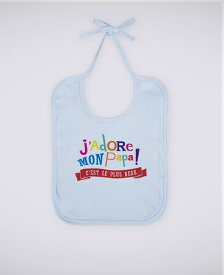 Bavoir J'adore mon papa